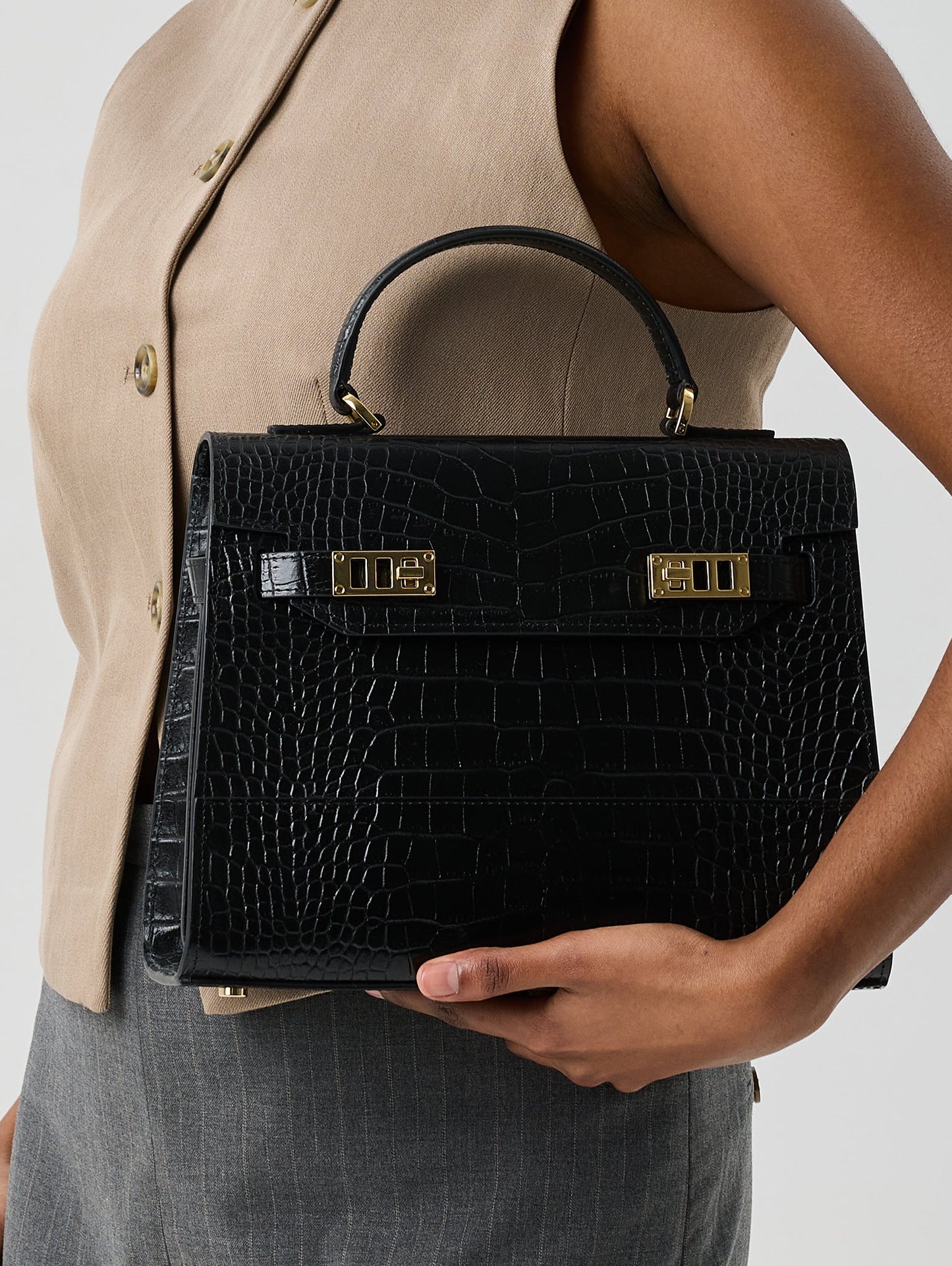 Kim Croco 11" - Black