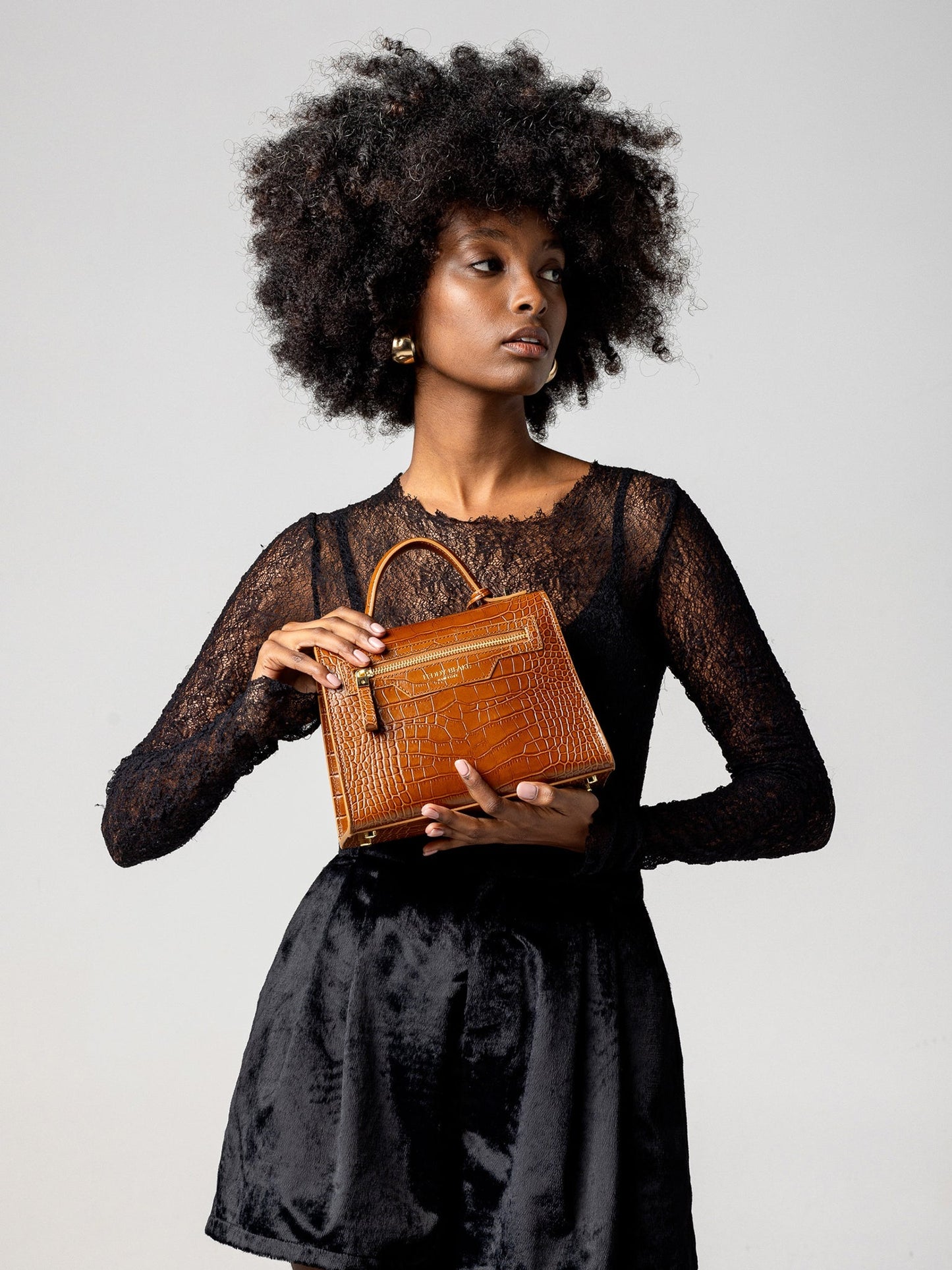 Ava Croco 9" - Camel Brown