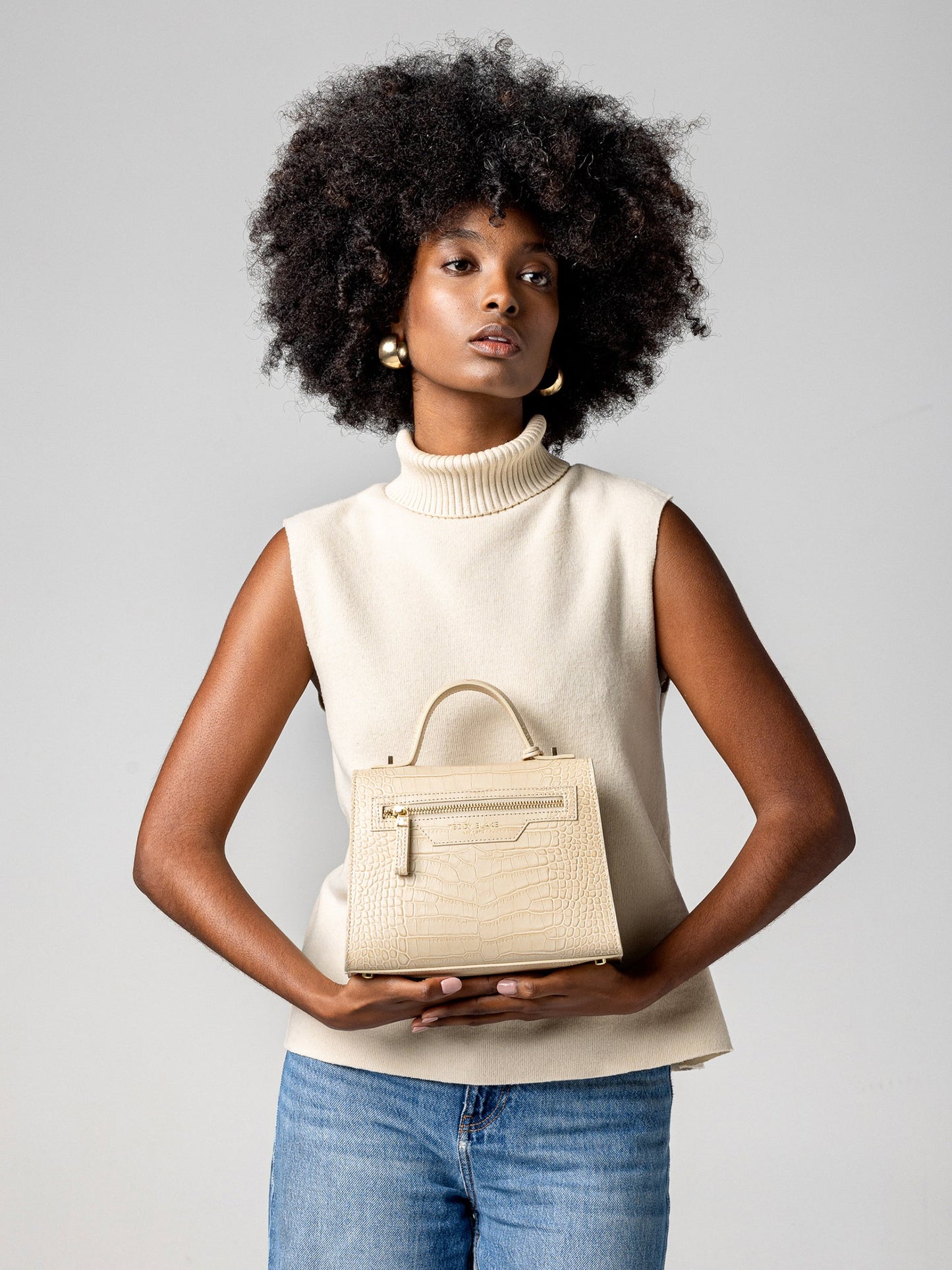 Ava Croco 9" - Cream