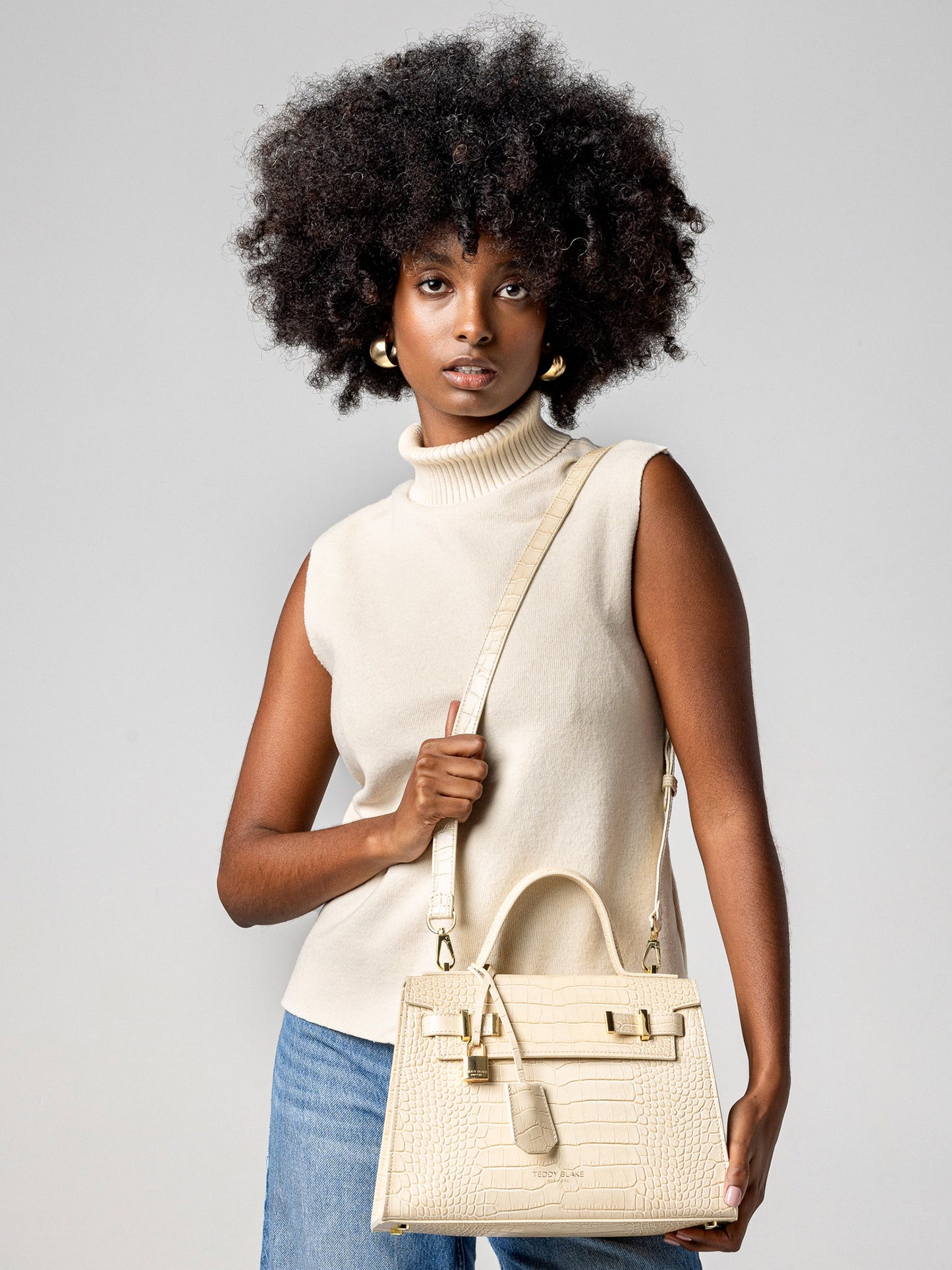 Ava Croco 11" - Cream