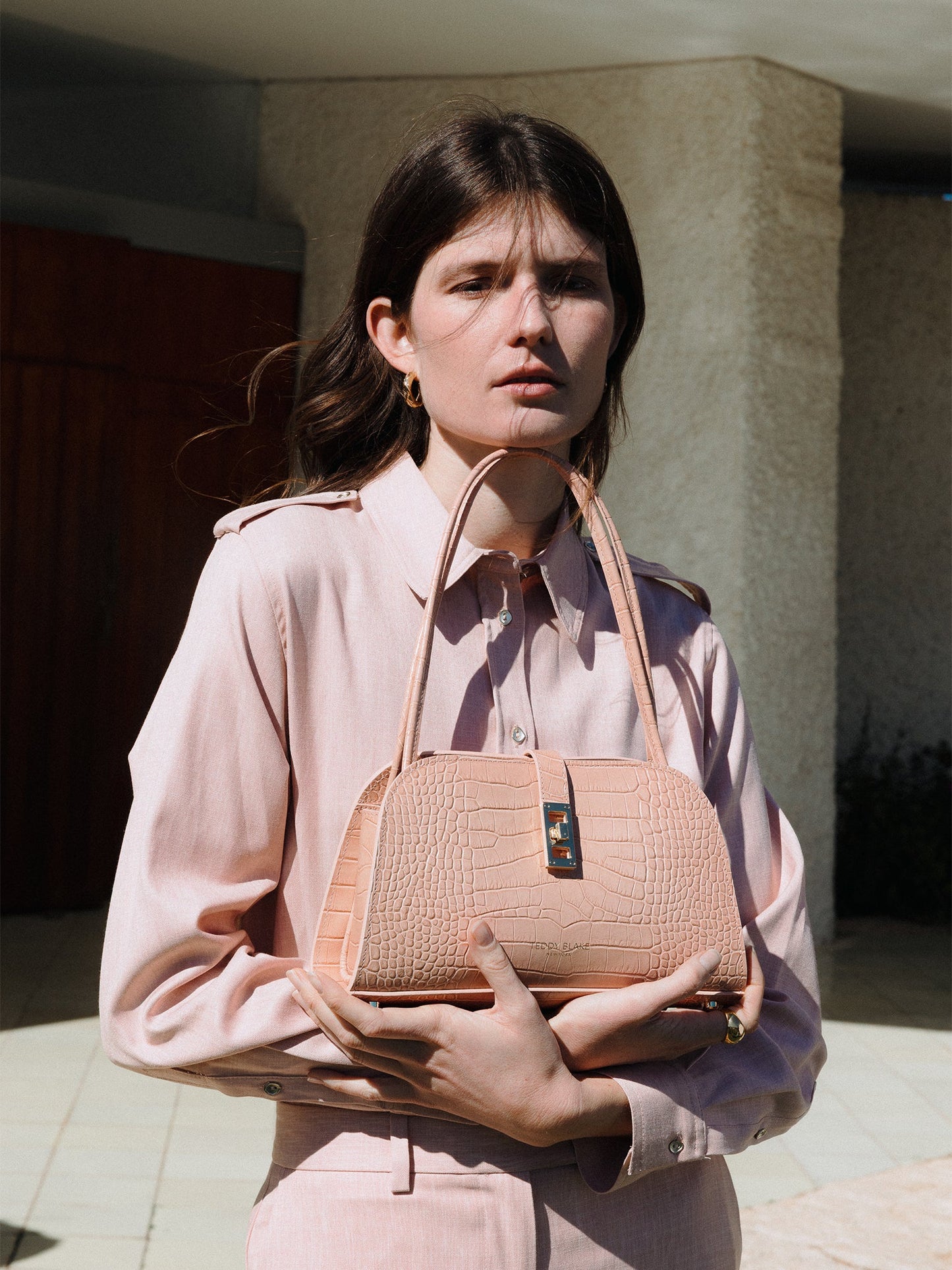 Dana Croco 11" - Nude Pink