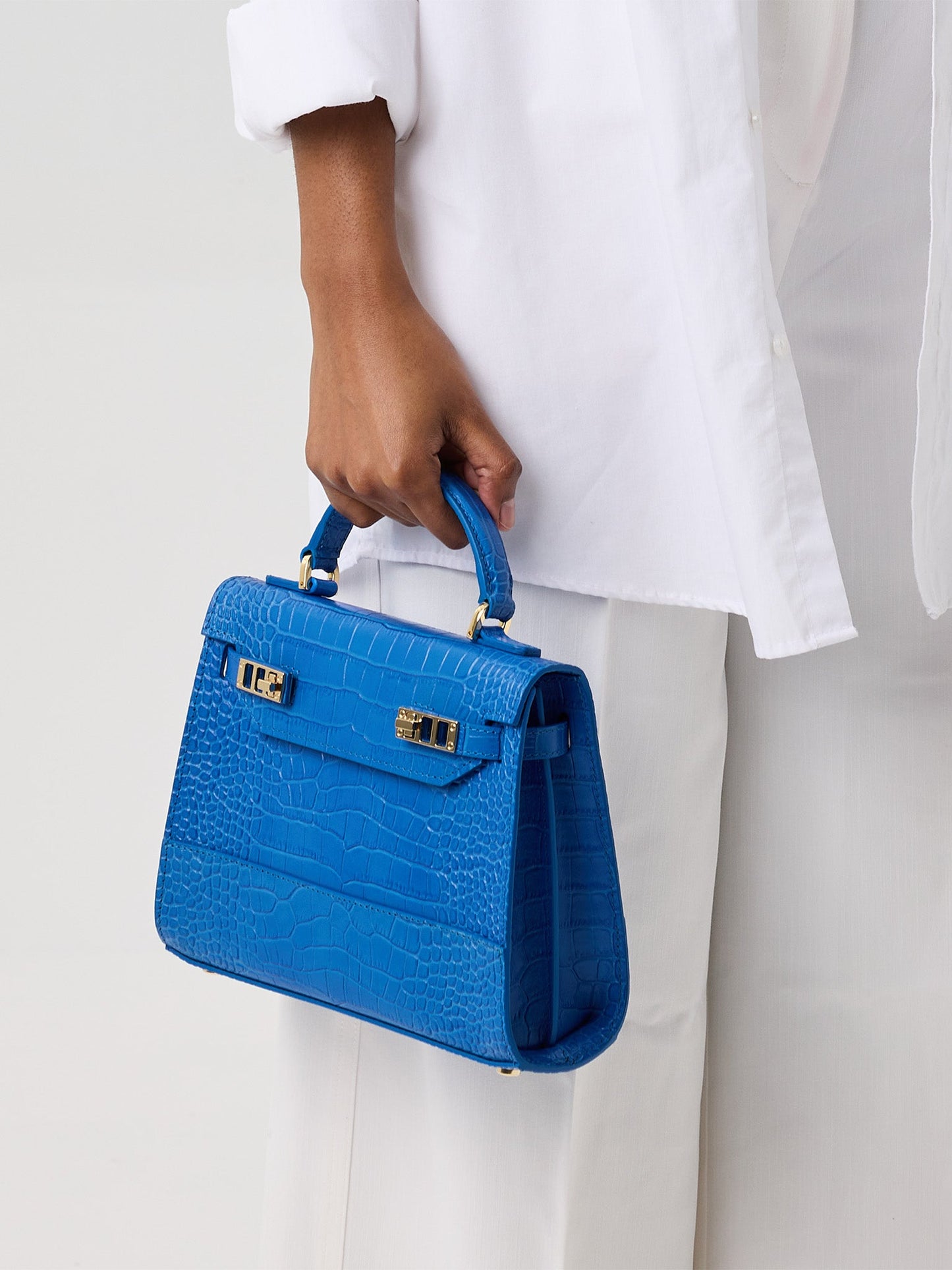 Kim Croco 9" - Royal Blue