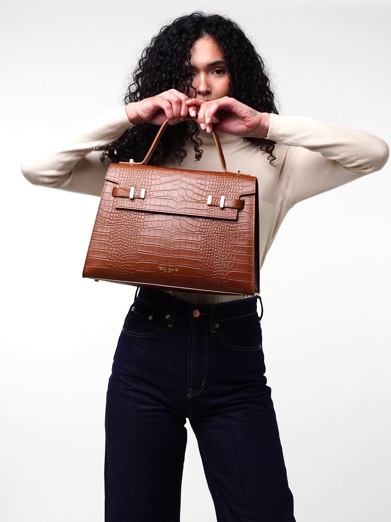 Ava Croco 14" - Camel Brown