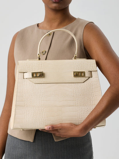 Kim Croco 14" - Cream