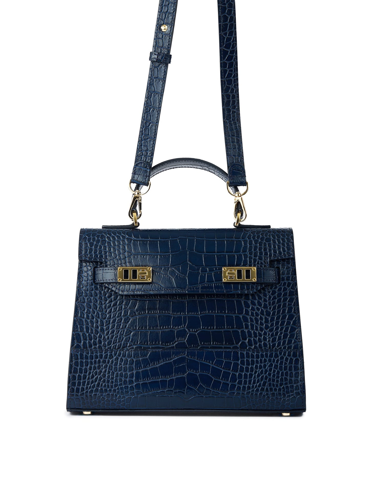 Kim Croco 11" - Blue Jeans