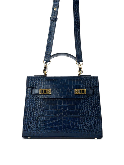 Kim Croco 11" - Blue Jeans