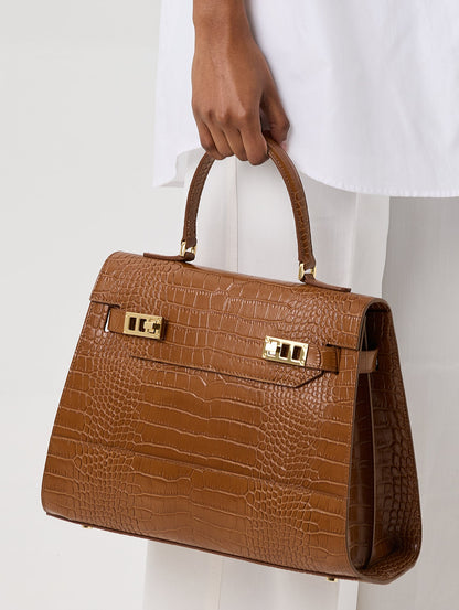 Kim Croco 14" - Camel Brown