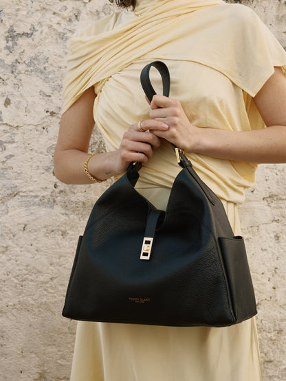 Amelia Stampato 15" - Black