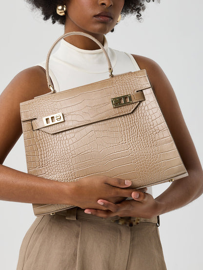 Kim Croco 14" - Light Beige