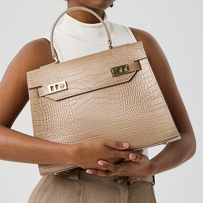 Kim Croco 14" - Light Beige