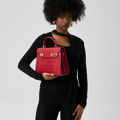 Kim Croco 11" - Dark Red