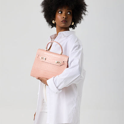 Kim Croco 11" - Nude Pink