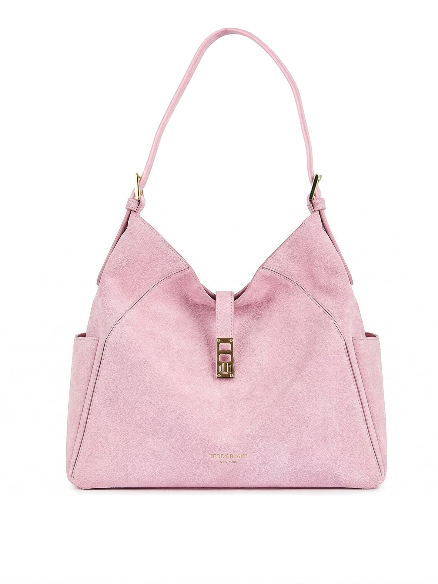 Amelia Suede 15" - Nude Pink