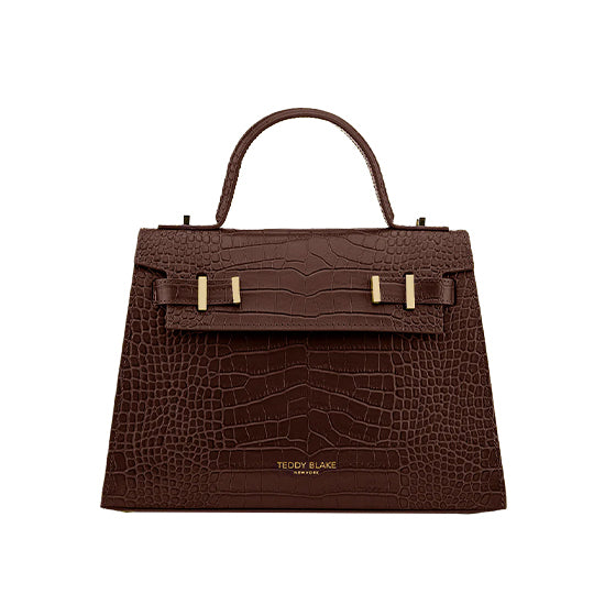 Ava Croco  11" - Dark Brown