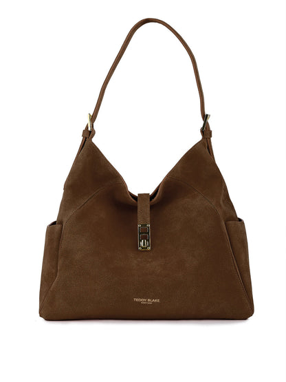 Amelia Suede 15" - Dark Brown