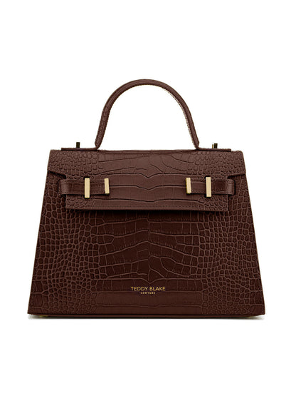 Ava Croco  11" - Dark Brown