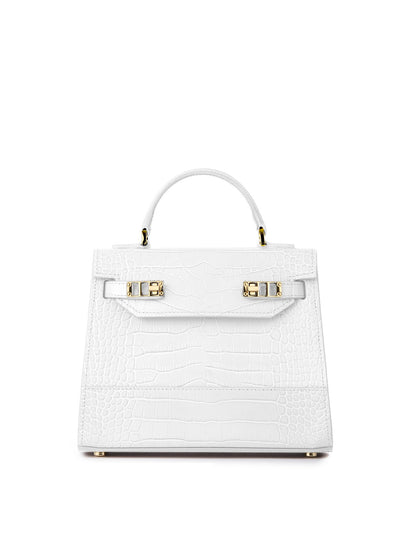 Kim Croco 9" - White