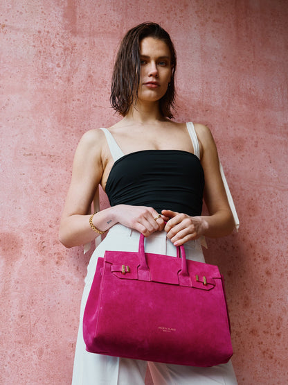 Gigi Suede  13" - Fuchsia