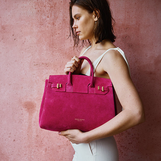 Gigi Suede  13" - Fuchsia