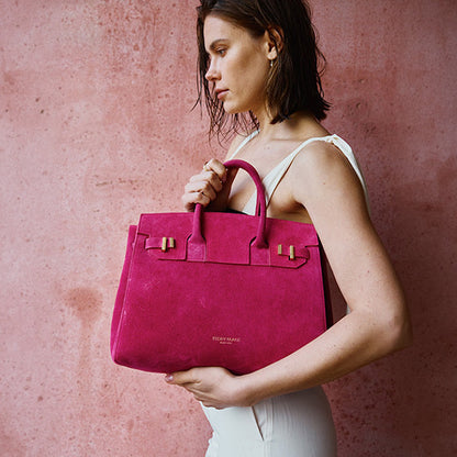 Gigi Suede  13" - Fuchsia