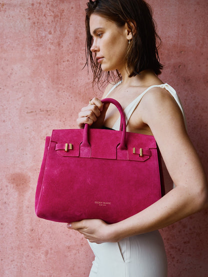 Gigi Suede  13" - Fuchsia