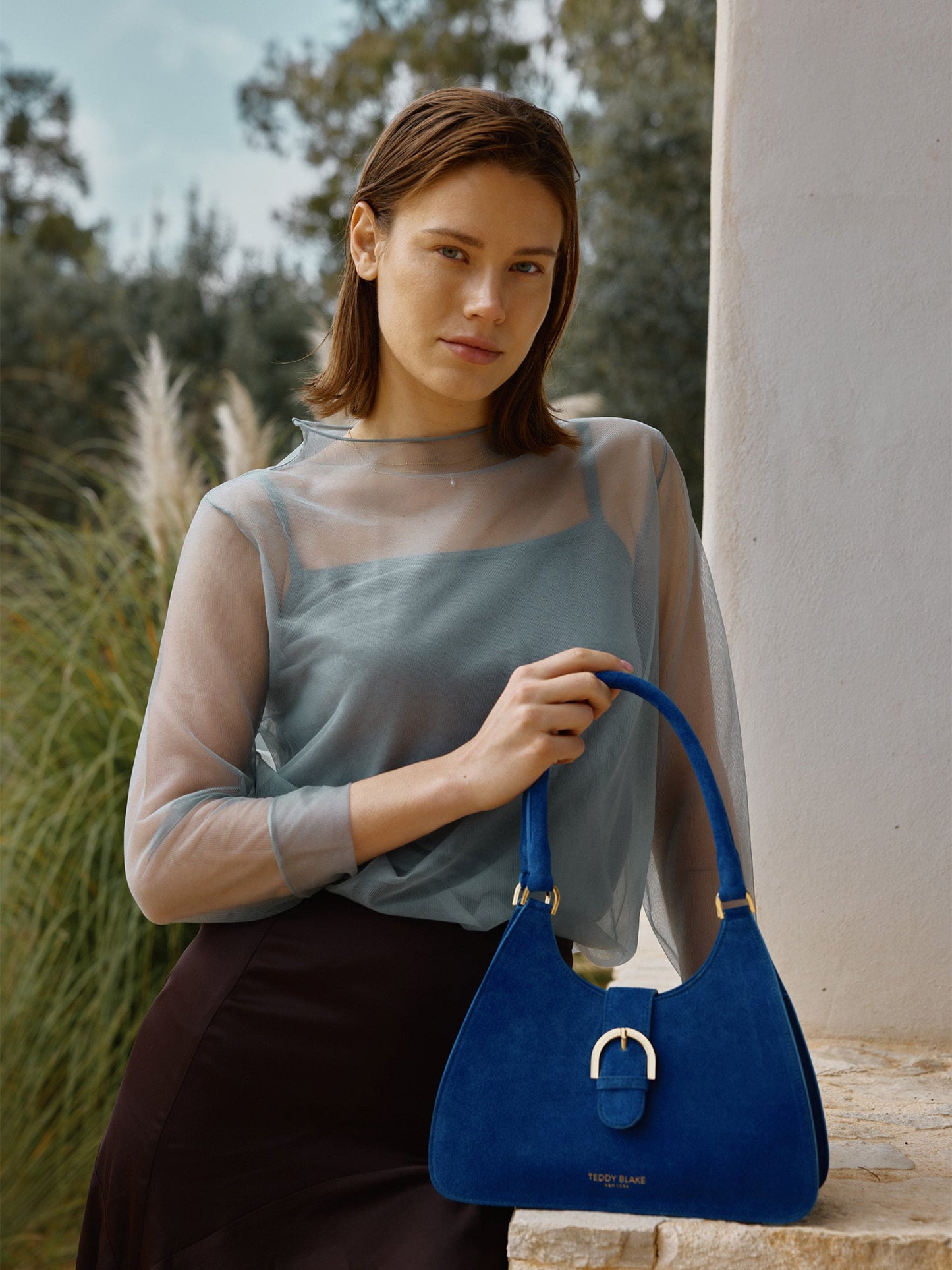 Grace Suede 11" - Blue