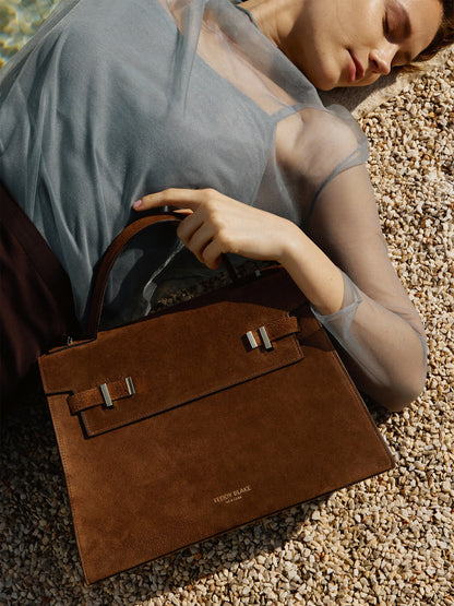 Ava Suede  14" - Brown