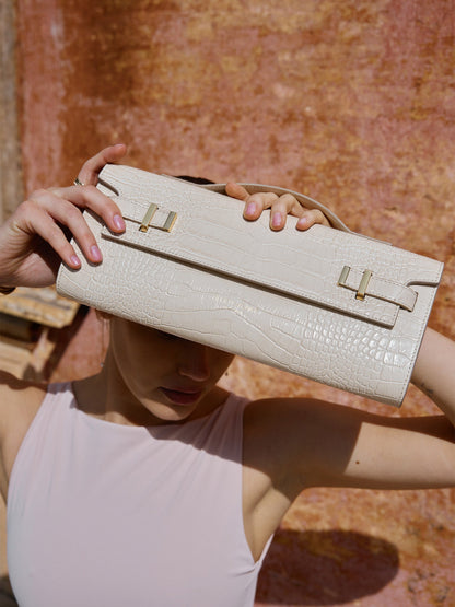 Raya Croco 12" - Cream