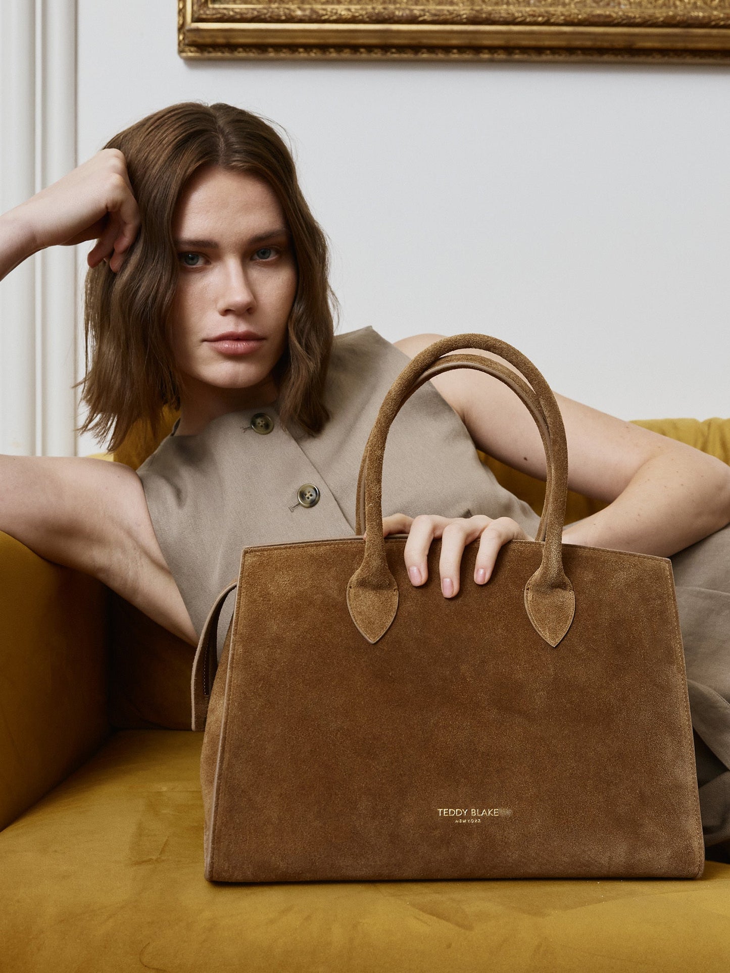 Claire Suede 14" - Light Camel