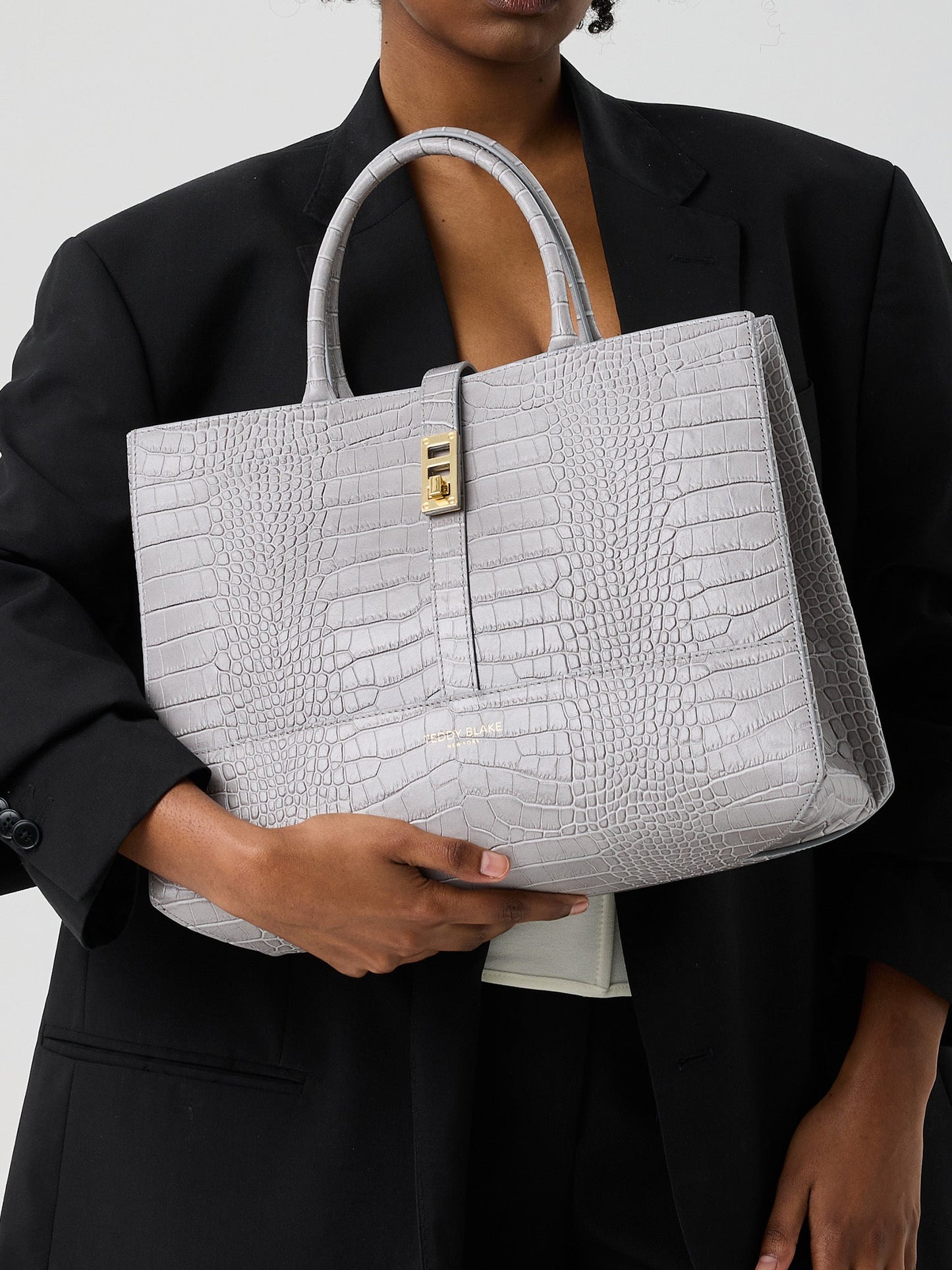 Lola Croco 15" - Light Grey