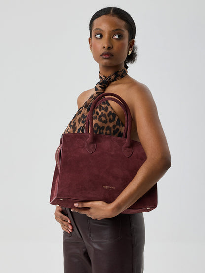 Claire Suede 14" - Bordeaux