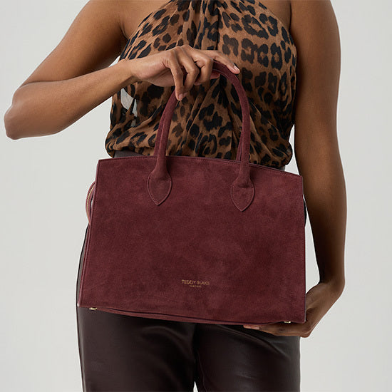 Claire Suede 14" - Bordeaux