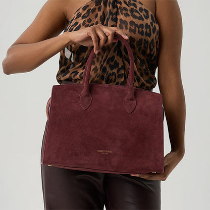 Claire Suede 14" - Bordeaux