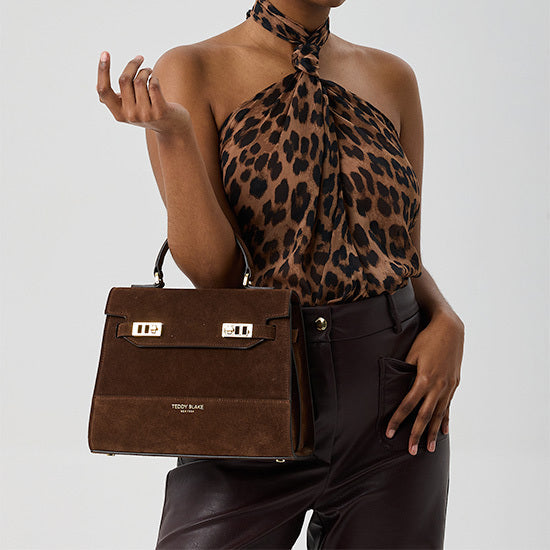 Kim Suede 11" - Brown