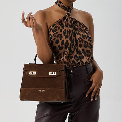 Kim Suede 11" - Brown