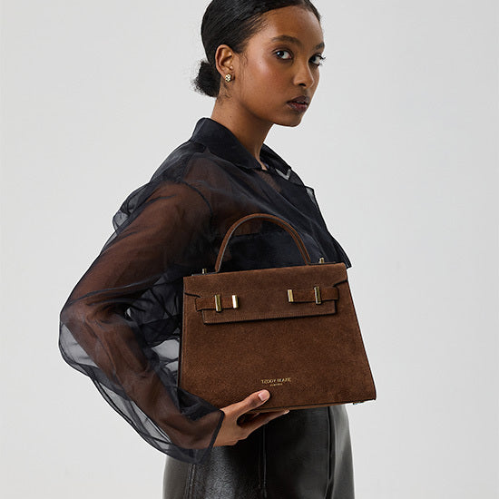 Ava Suede 11" - Brown