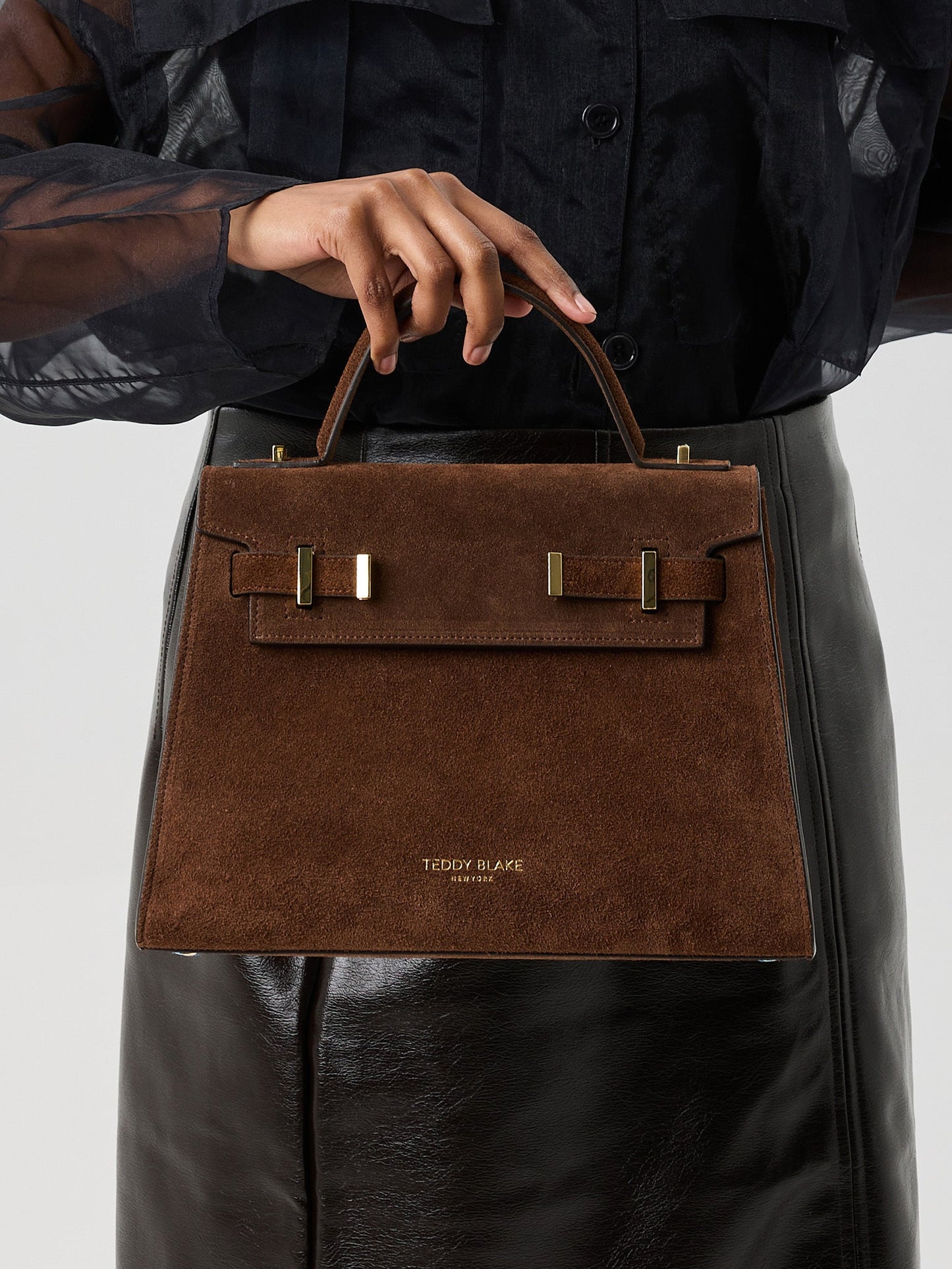Ava Suede 11" - Brown