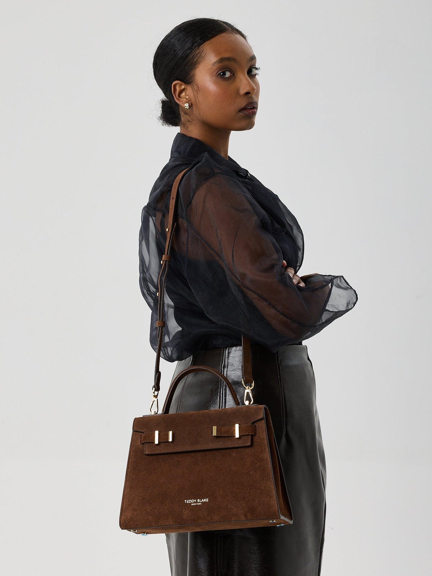 Ava Suede 11" - Brown