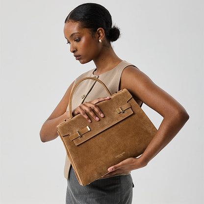 Ava Suede  14" - Light Camel