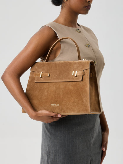 Ava Suede  14" - Light Camel