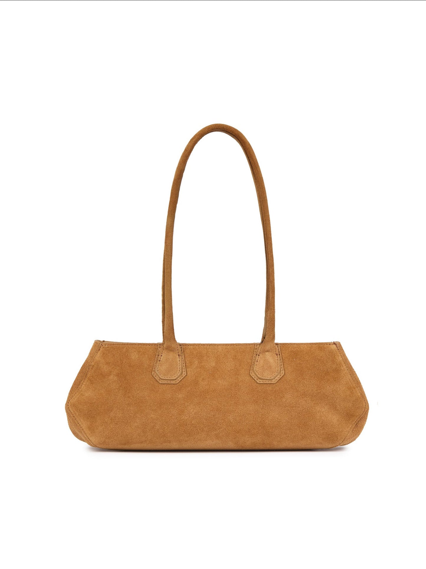 Vera Suede Elongated - Camel Brown