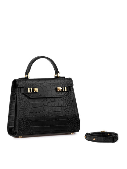 Kim Croco 9" - Black