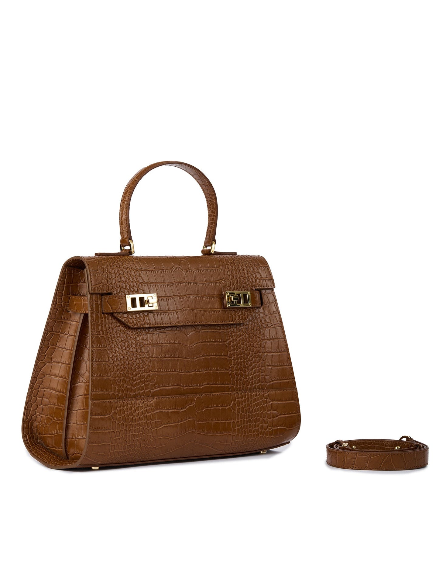 Kim Croco 14" - Camel Brown