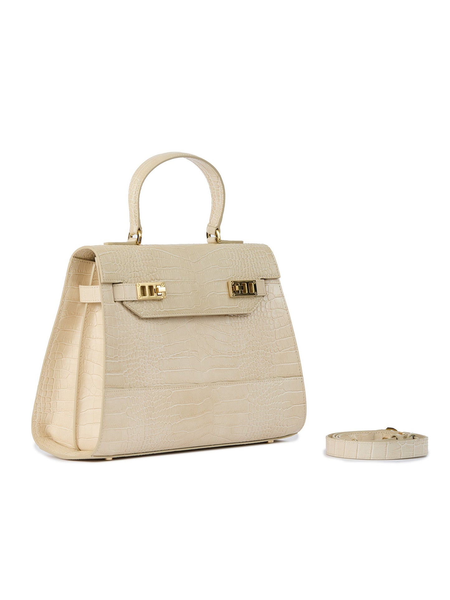Kim Croco 14" - Cream