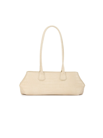 Vera Croco Elongated - Cream