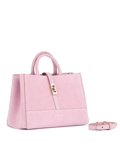 Lola Suede 10" - Nude Pink