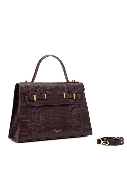 Ava Croco  14" - Mahogany Brown