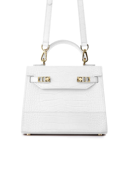 Kim Croco 9" - White