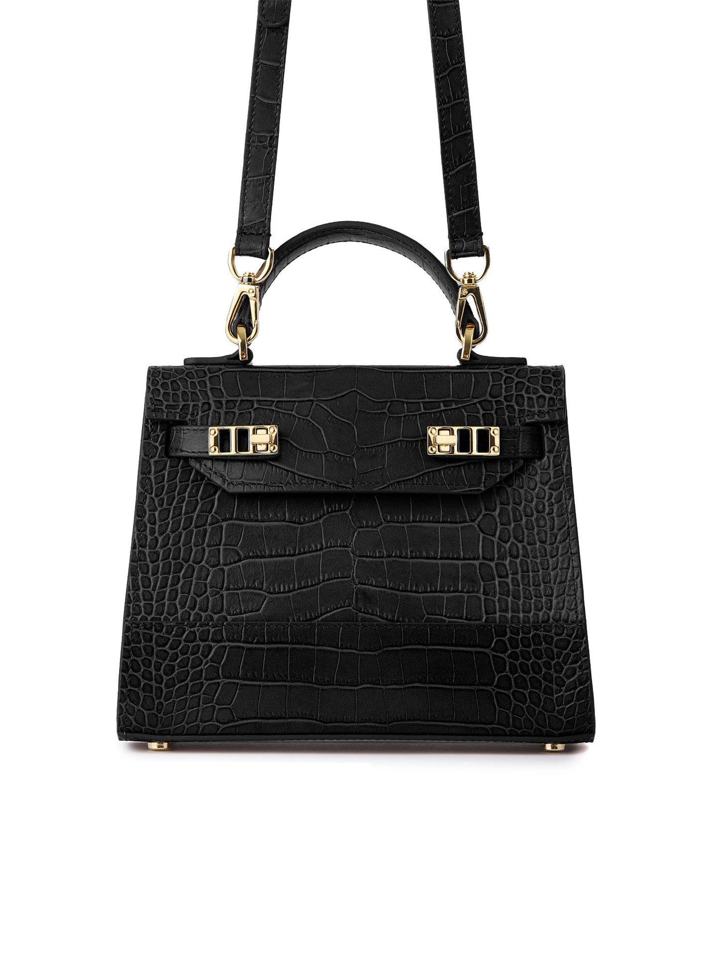Kim Croco 9" - Black