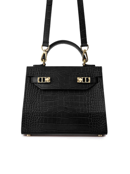 Kim Croco 9" - Black
